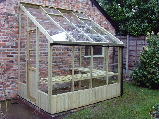 Swallow Dove Lean to 6x8 Greenhouse